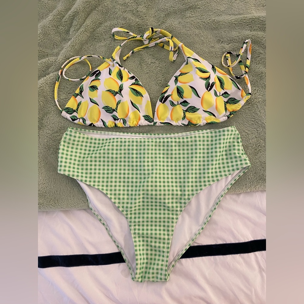 *SHEIN* Mango and Gingham Bikini